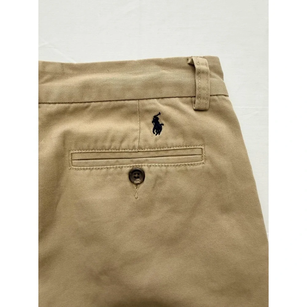 Polo Ralph Lauren Pants Boys 14 Khaki Chino Regular Fit Twill Cotton 27x27